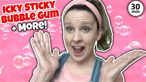Icky Sticky Bubble Gum is a very fun movement song with action for preschoolers, kids, toddlers and babies! It’s so fun to pretend to blow a bubble and have the gum stick to your head,... 